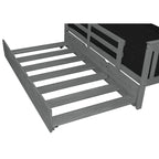 Base de cama nido doble de pino