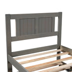Cama de plataforma matrimonial con cama nido ajustable