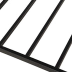 Cama Nido de Metal con Ruedas Incorporadas, Tamaño Individual