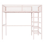 Pink Modern Style Multi-functional Loft Bed