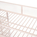 Litera Loft Multifuncional Rosa de Estilo Moderno