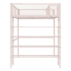 Litera Loft Multifuncional Rosa de Estilo Moderno
